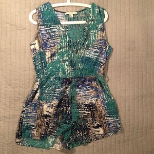 Sleeveless Playsuit with Wrap Top